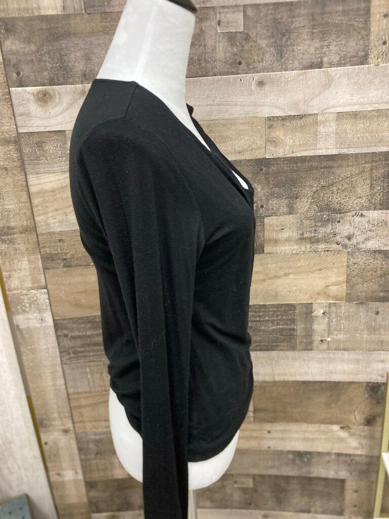 Peyton Jensen Black Side Key Hole Tee