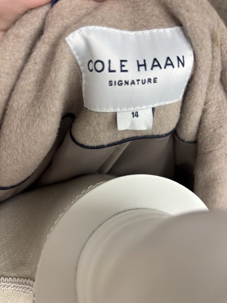 Cole Haan Wool Beige Trench Coat