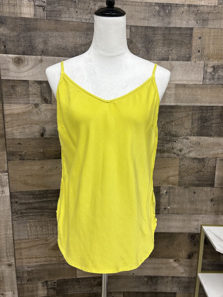 Cloth & Stone Women's Yellow V-Neck Tank
