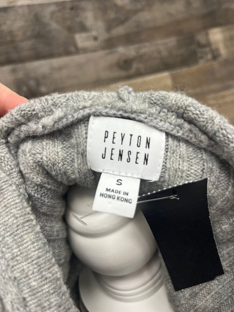 Peyton Jensen Grey Hooded Sweater