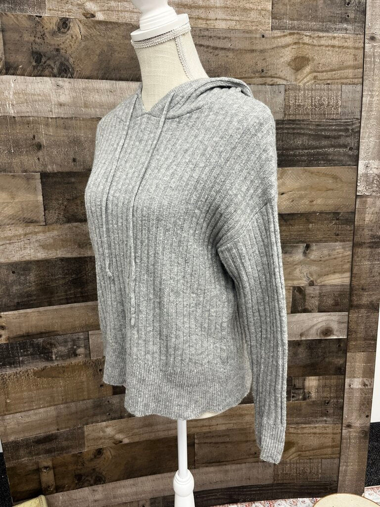 Peyton Jensen Grey Hooded Sweater