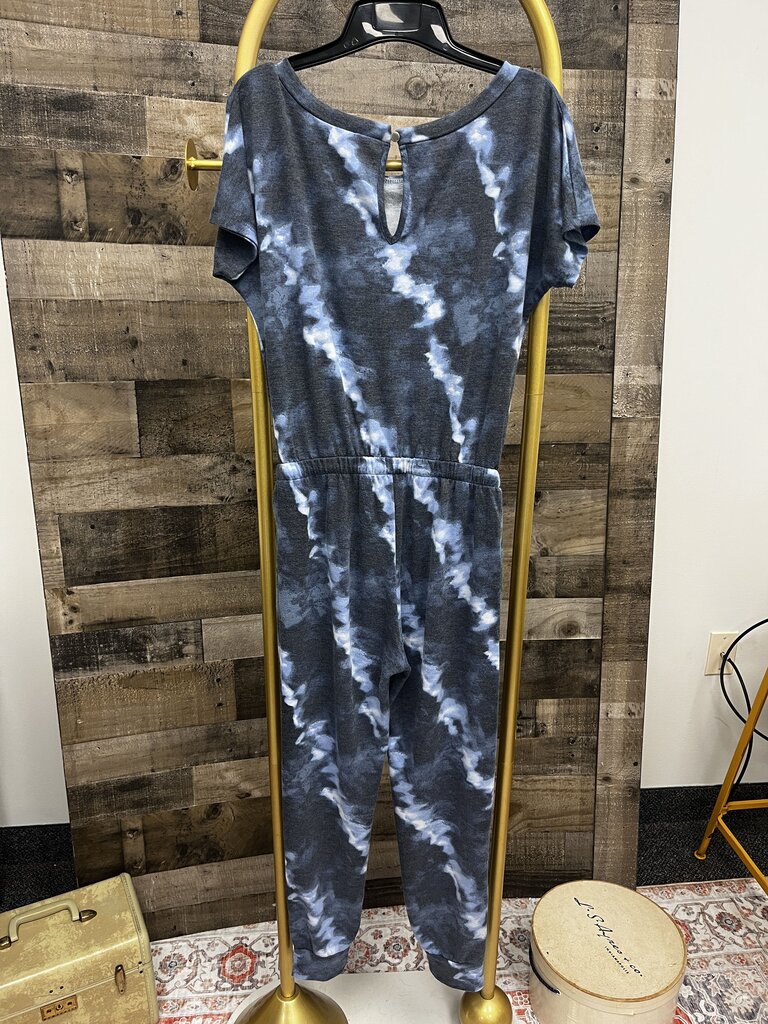 Peyton Jensen Blue Tie Dye Jumpsuit