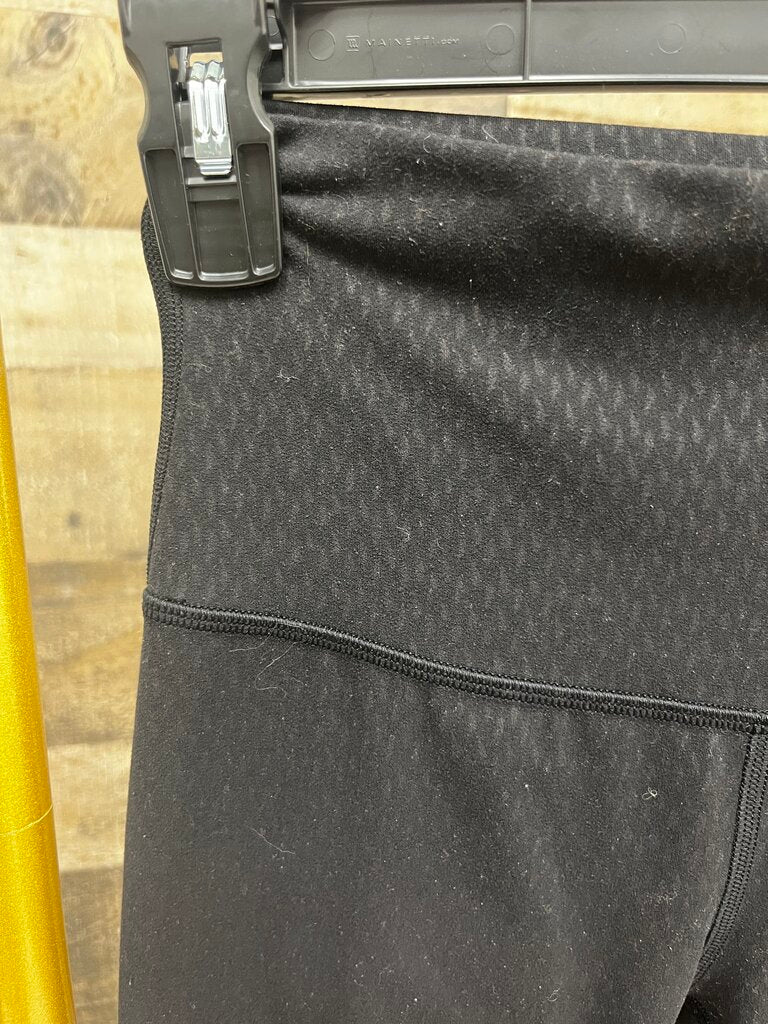 Black Lululemon Leggings with Dotted Pattern