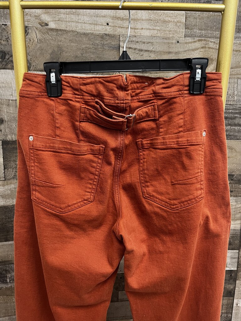 Pilcro Anthropologie Orange High Waisted Trousers