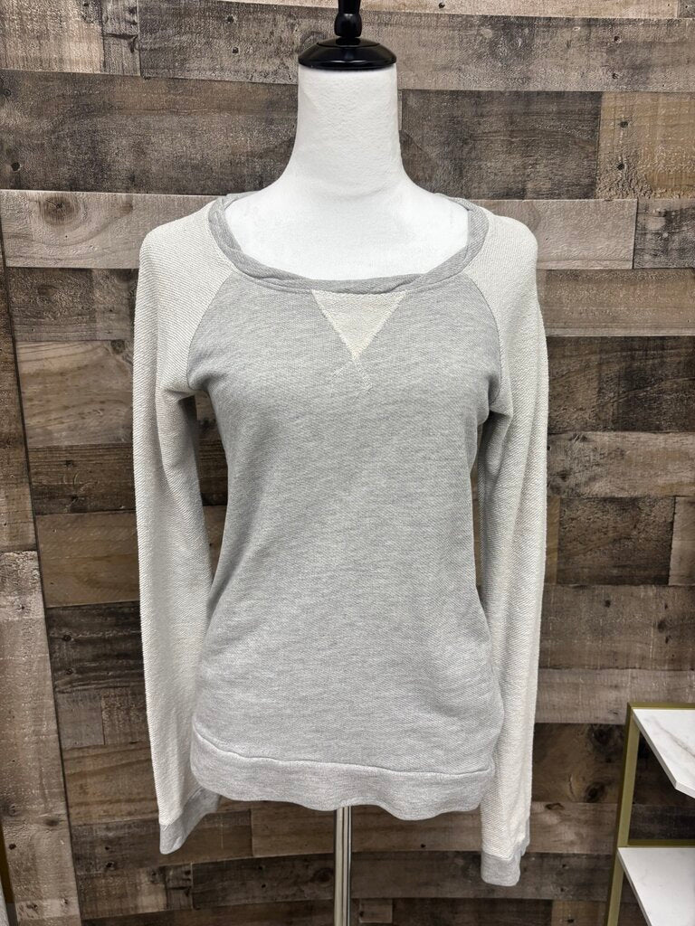 t.la Grey Long Sleeve Crew