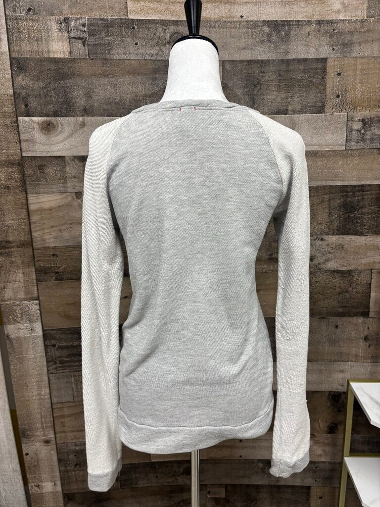 t.la Grey Long Sleeve Crew
