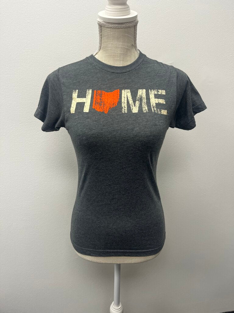 Grey Ohio Home Tee