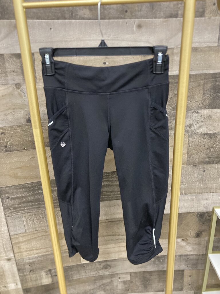 Athleta Girl Black Capri Leggings