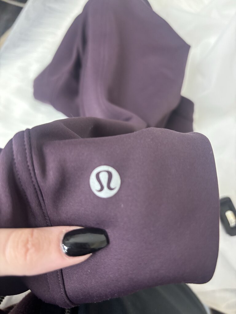 Lululemon Burgundy Fleece Lined Leggings