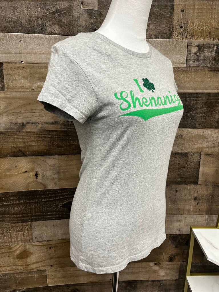 I Love Shenanigans Grey Tee