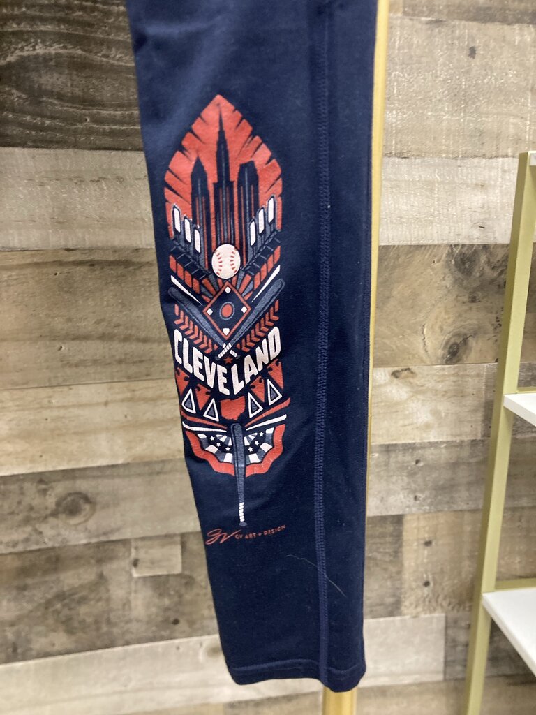 Soybu Navy Cleveland Indians Leggings
