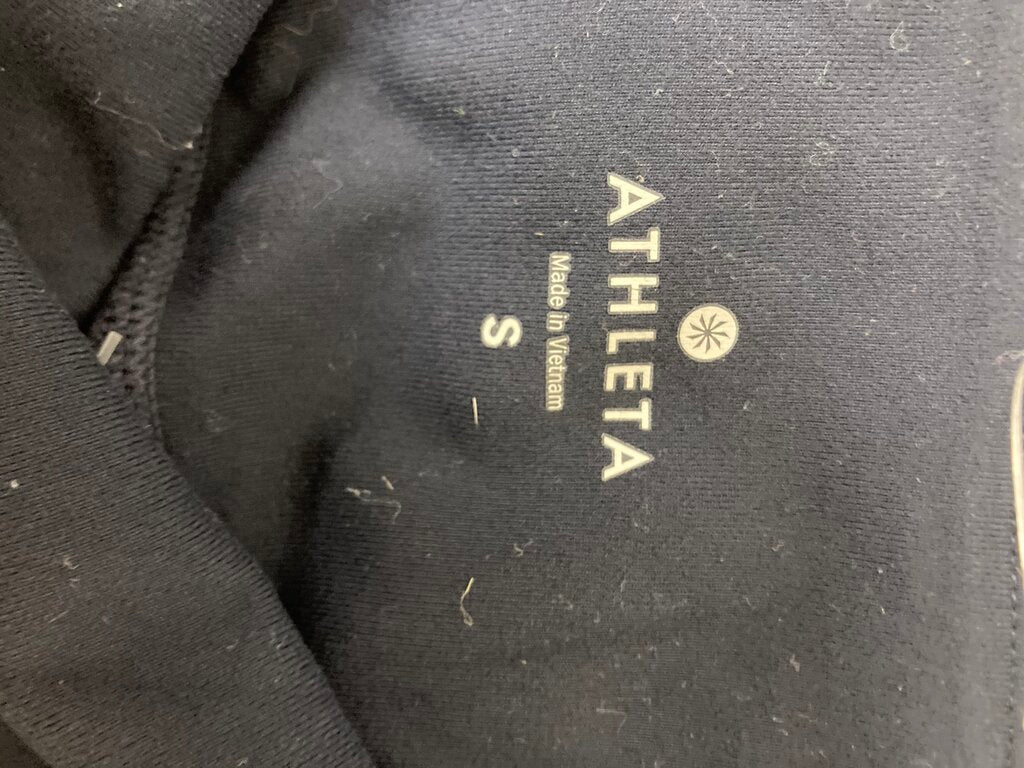 Athleta Navy Sublime Criss Cross Ankle Leggings