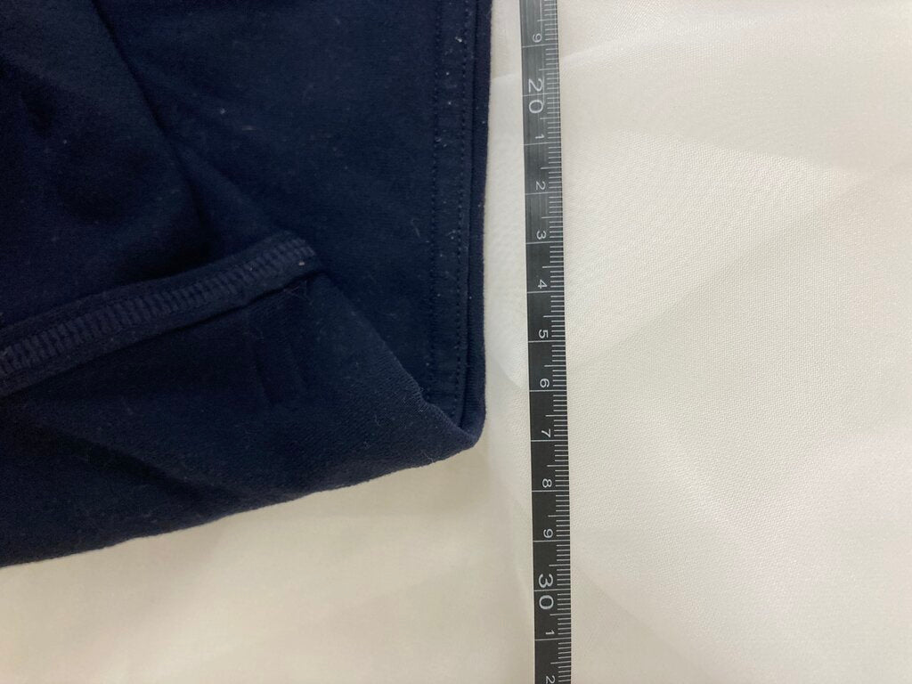 Athleta Navy Sublime Criss Cross Ankle Leggings