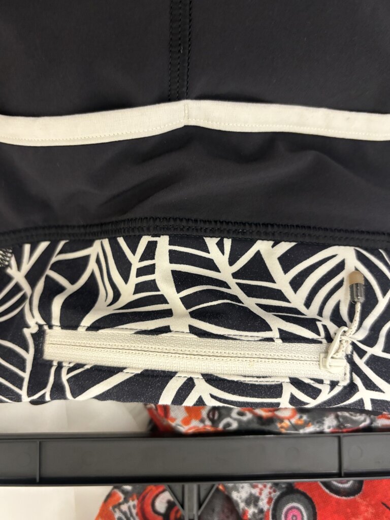 Lululemon Black Athletic Shorts with Waistband Pattern