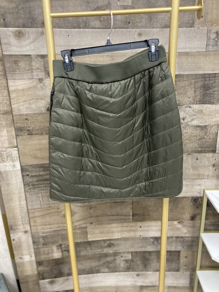 Aventure Green Fleece Lined Quilted Snow Skirt