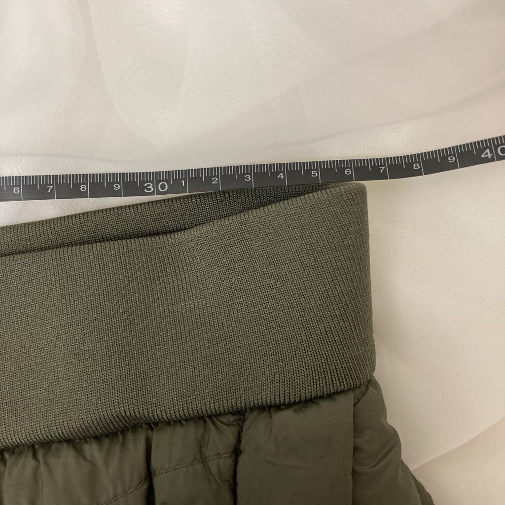 Aventure Green Fleece Lined Quilted Snow Skirt