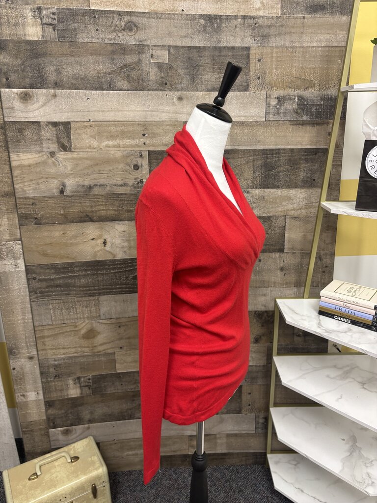 Banana Republic Red V Neck Sweater