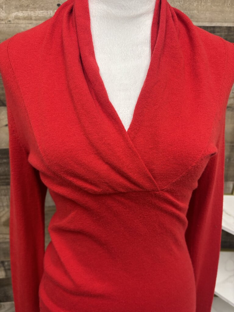 Banana Republic Red V Neck Sweater