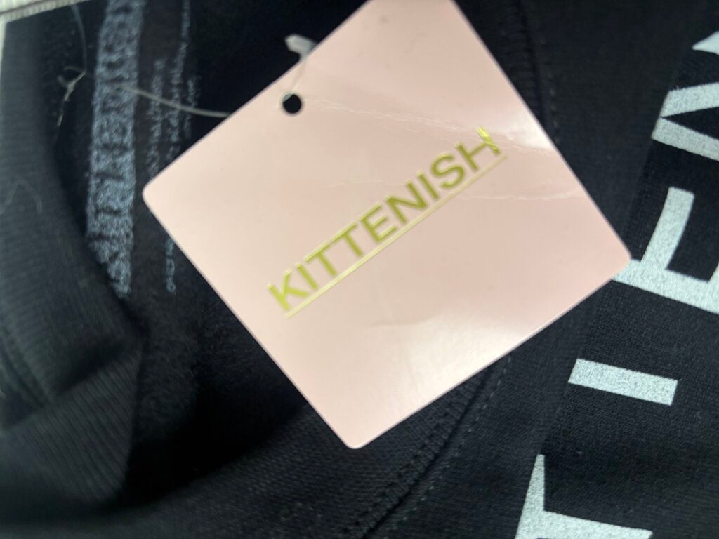 Kittenish Nashville Black Crewneck with White Print