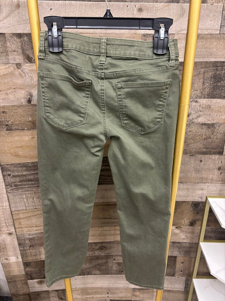 Sonoma Army Green Straight Leg Capri