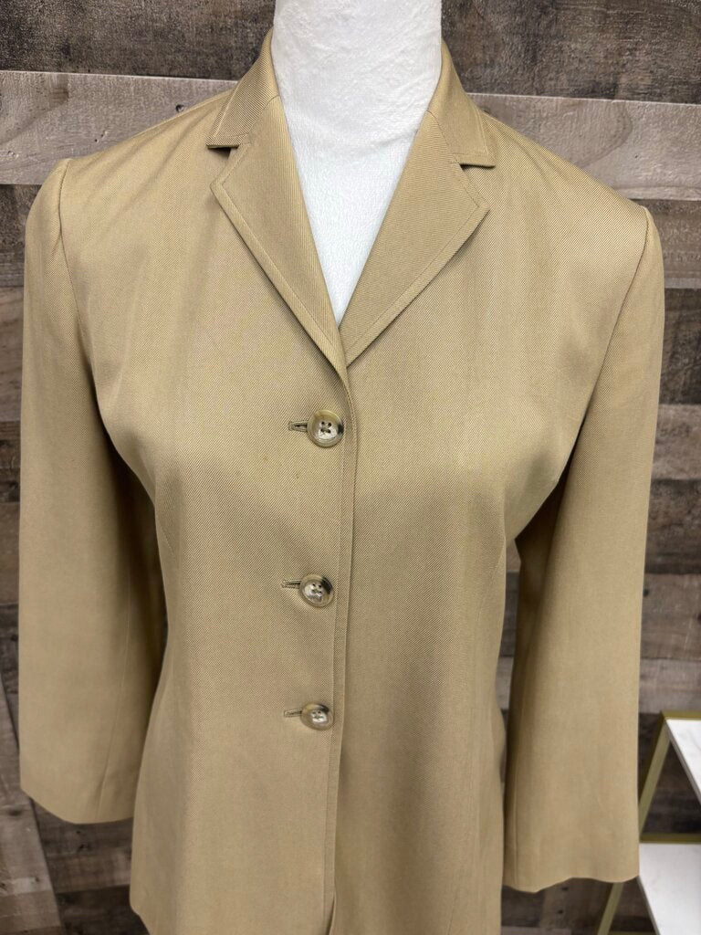 Banana Republic Wool Blend Tan Blazer