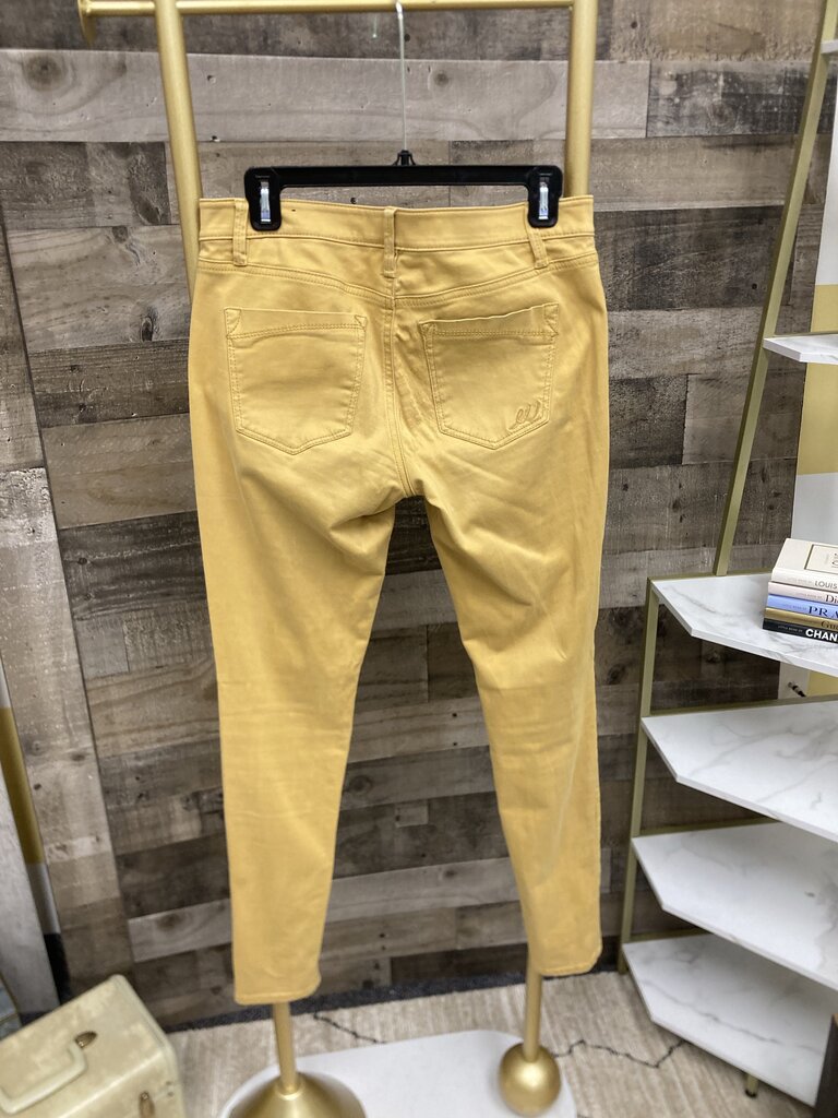 Express Mustard Yellow Skinny Jeans