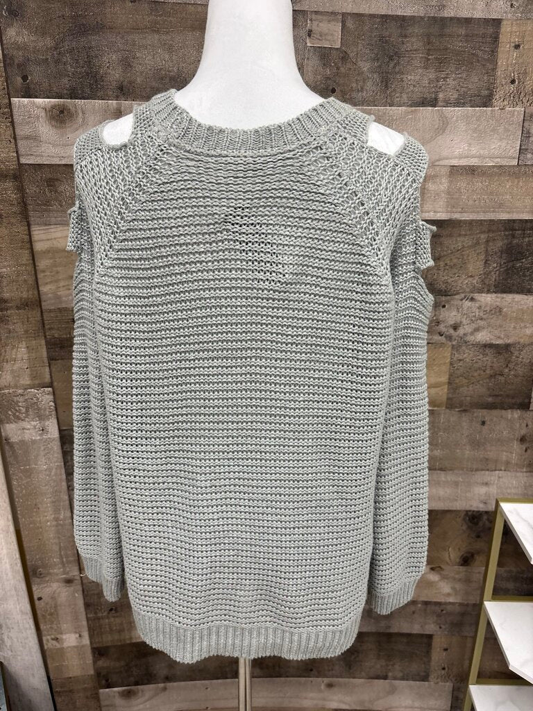 Alya Gray Cold Shoulder Cut Outs