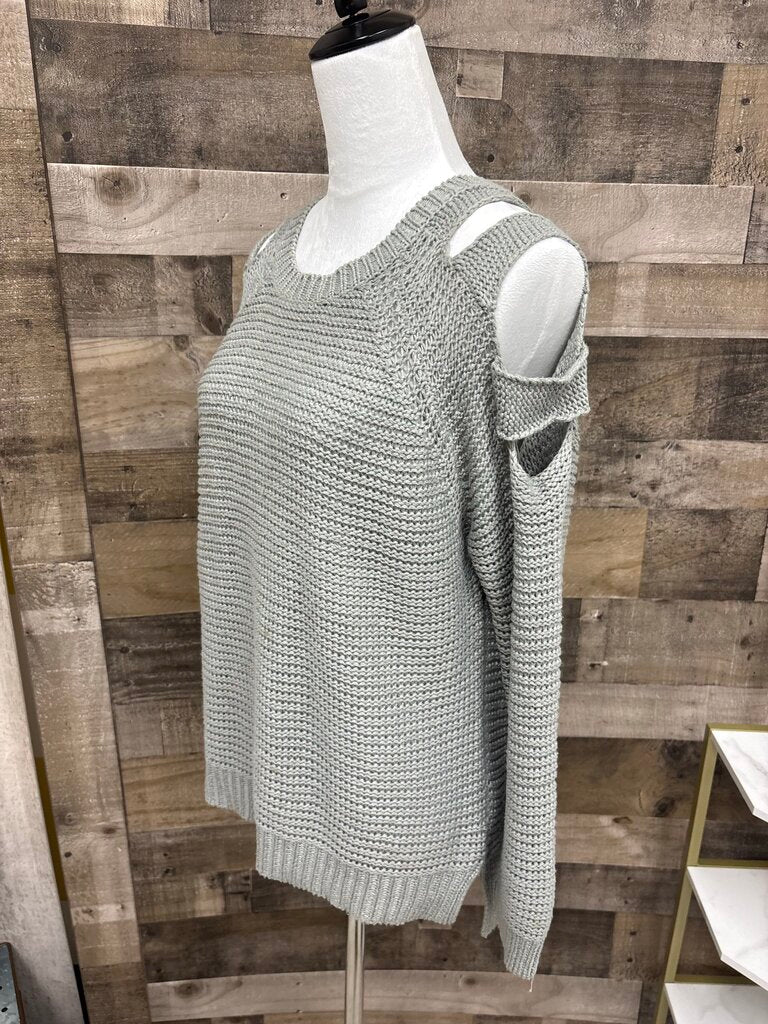 Alya Gray Cold Shoulder Cut Outs