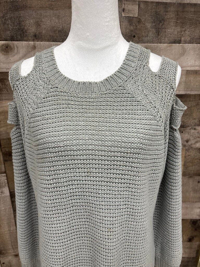 Alya Gray Cold Shoulder Cut Outs