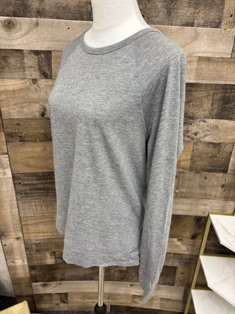 Banana Republic Gray Cozy Long Sleeve Tee