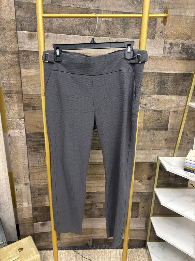 Maurices Gray Pull On Stretch Ankle Pants