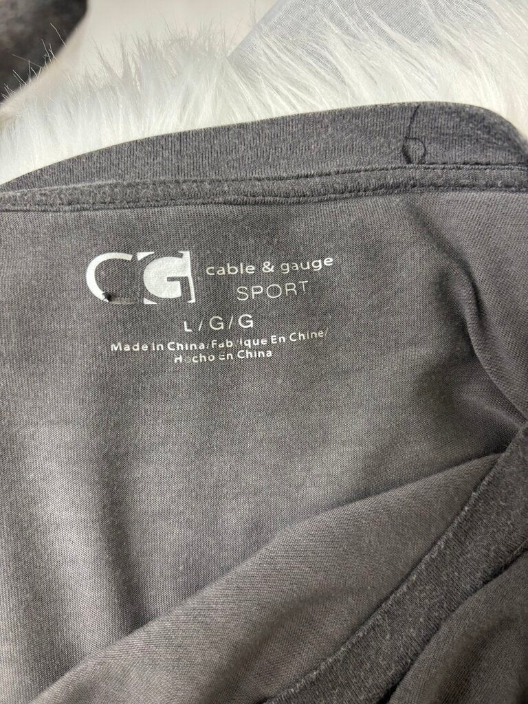 Cable & Guage Dark Gray Sport Tee