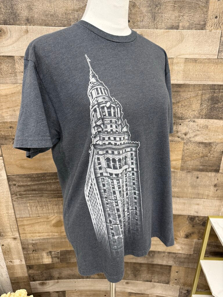 GV Art & Design Dark Gray Tower City Tee