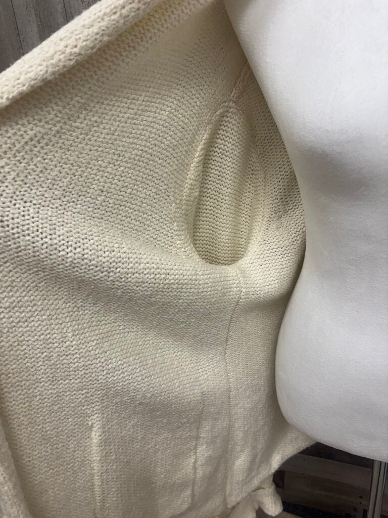 Anthropologie Cream Cardigan w/Hood