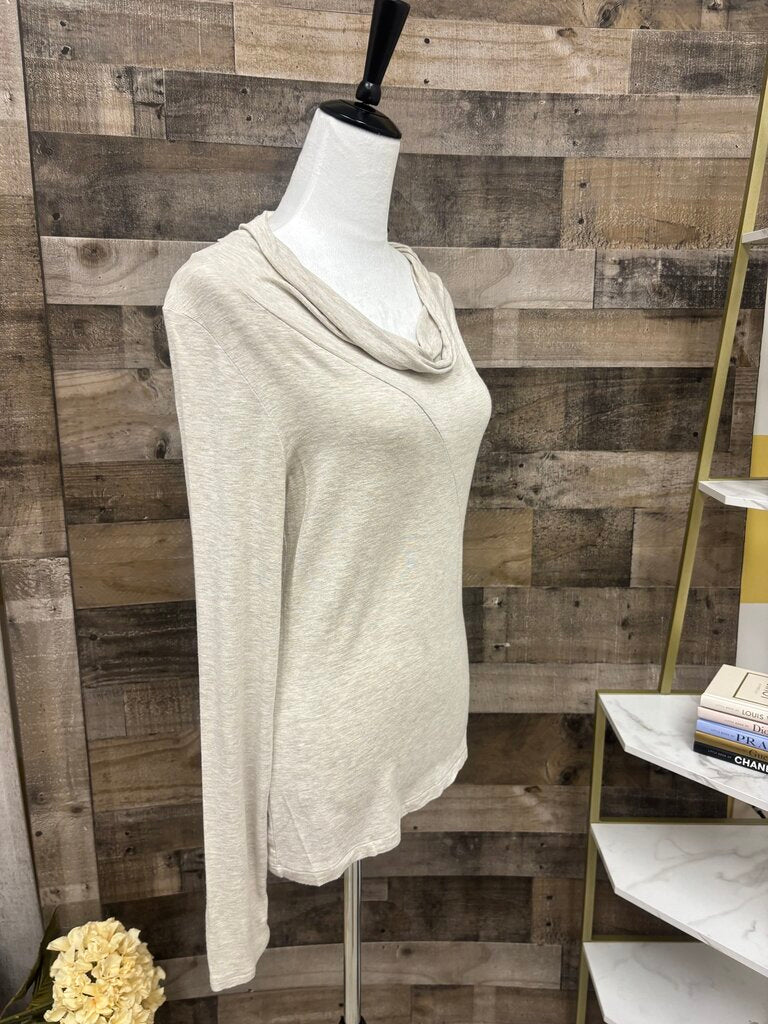 Banana Republic Cream Cowl Neck Top