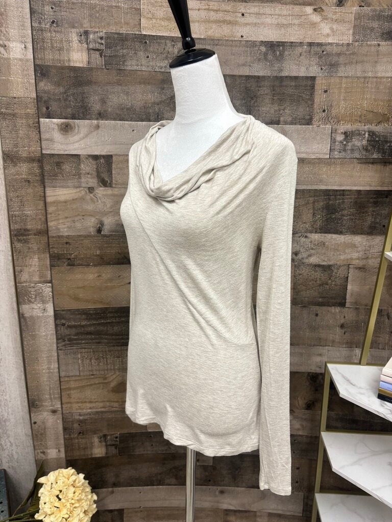 Banana Republic Cream Cowl Neck Top