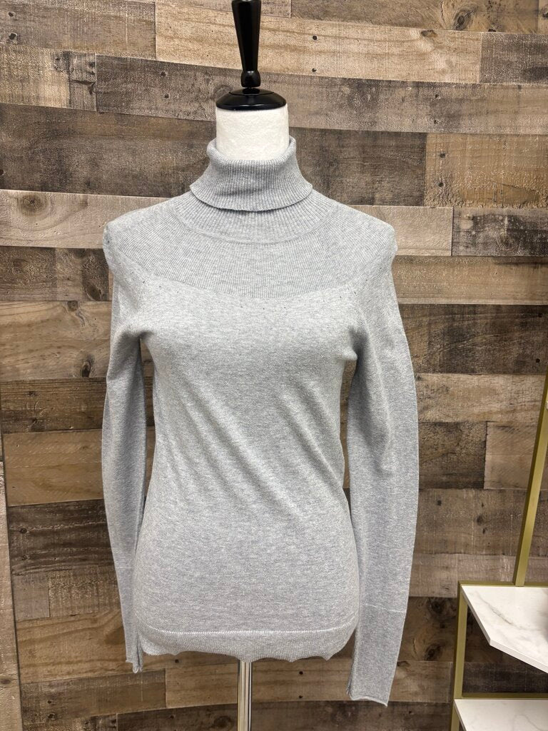 Banana Republic Gray Turtleneck Sweater