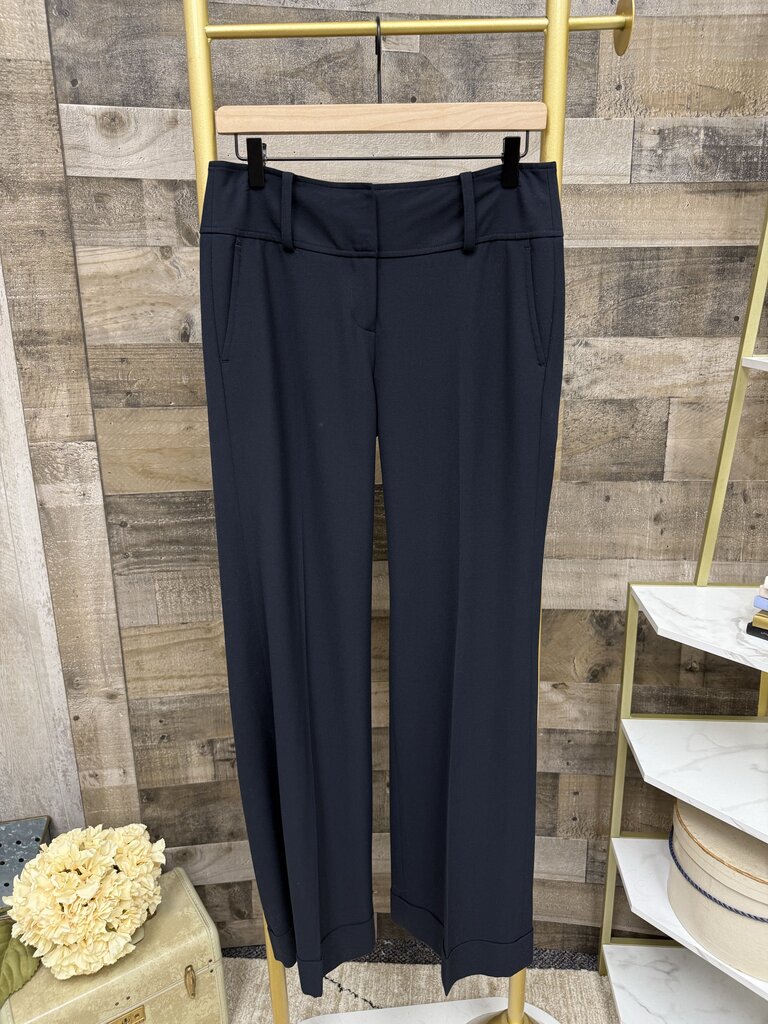 Ann Taylor Lindsay Navy Blue Trousers
