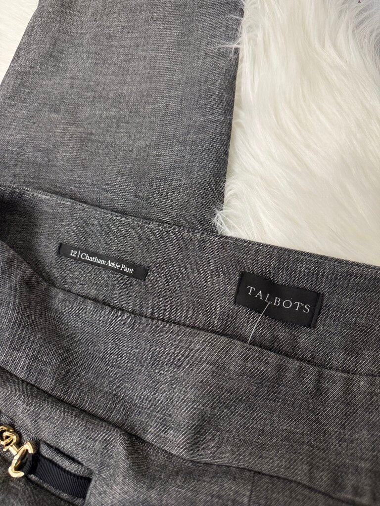 Talbots Chatham Tweed Ankle Trousers