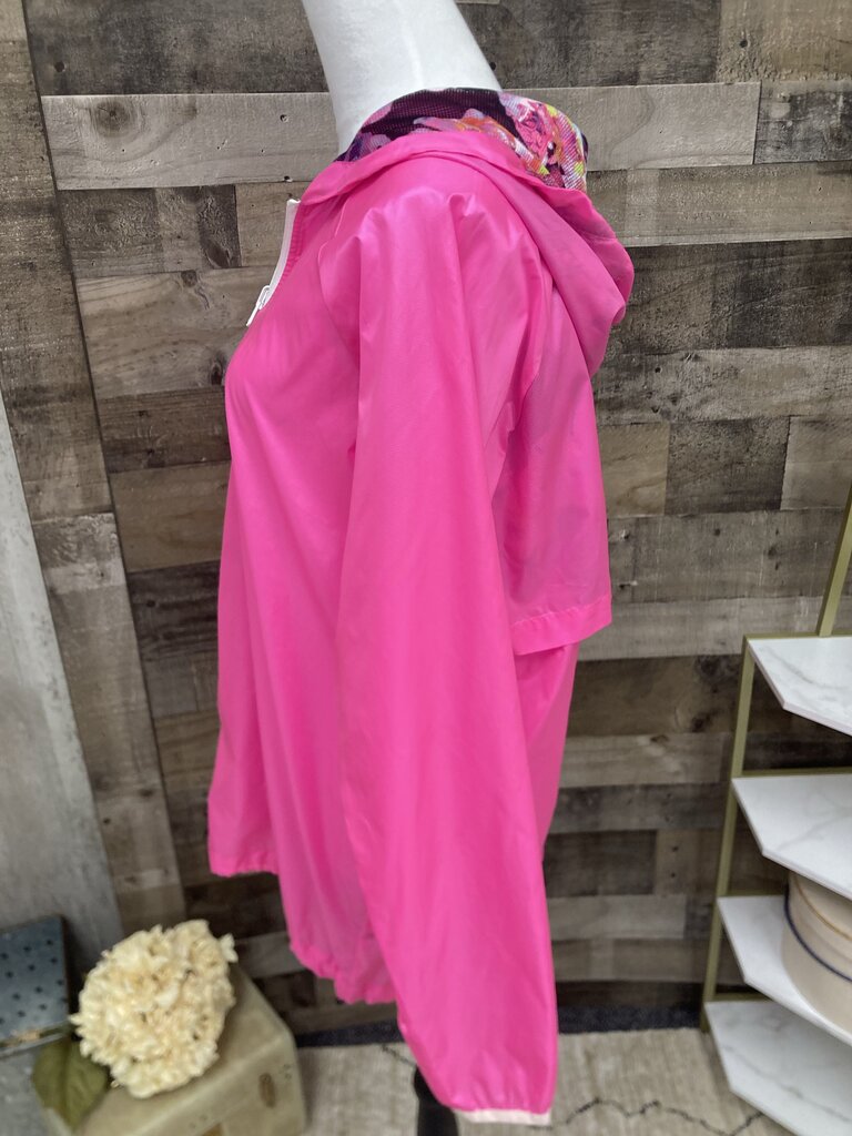 Fila Bright Pink Windbreakers Full Zip Jacket