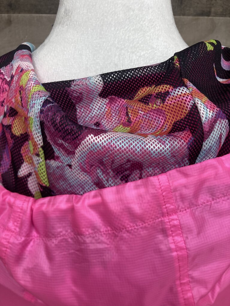 Fila Bright Pink Windbreakers Full Zip Jacket