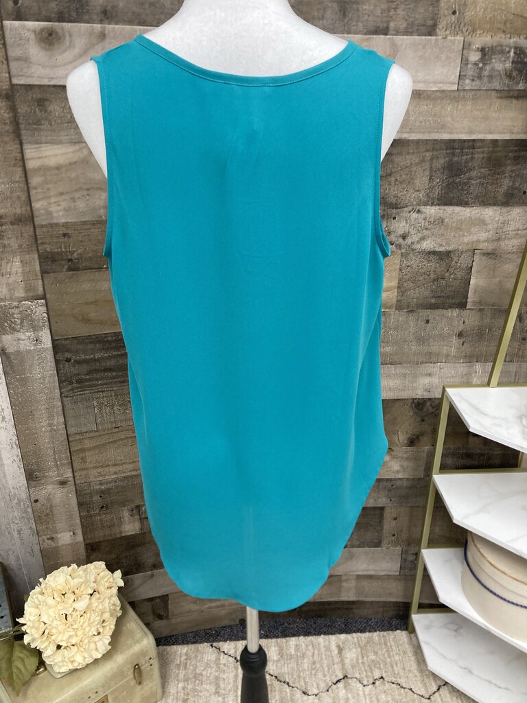 Lush Jewel Green V-Neck Sleeveless