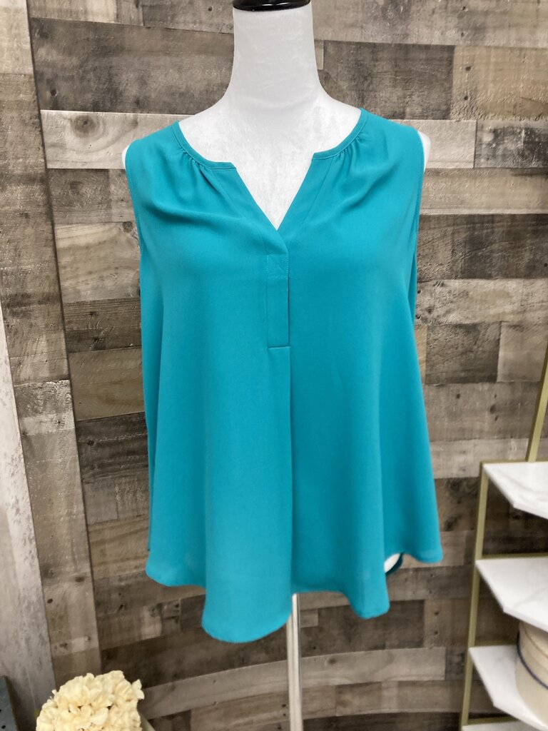 Lush Jewel Green V-Neck Sleeveless