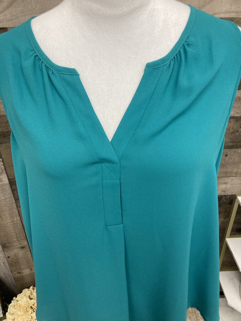 Lush Jewel Green V-Neck Sleeveless