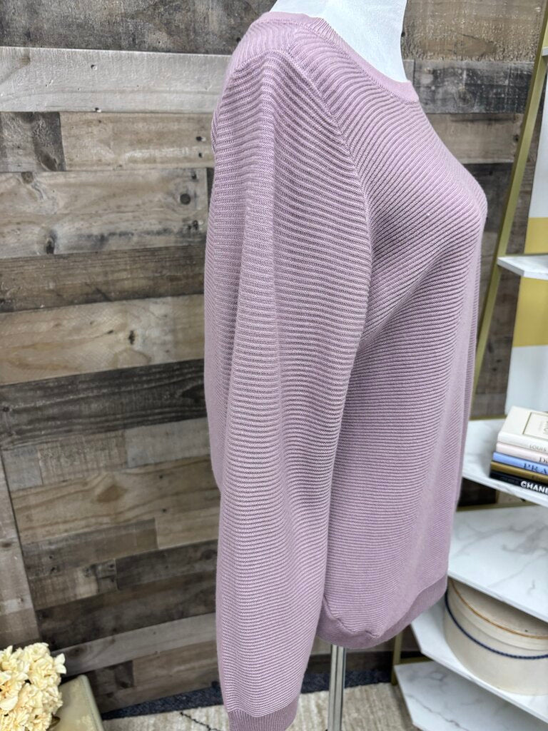 Cyrus Lilac Ribbed Sweater