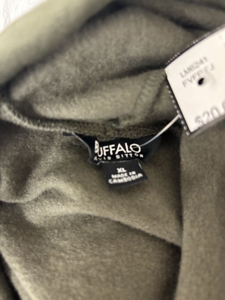 Buffalo David Bitton Olive Green Hoodie