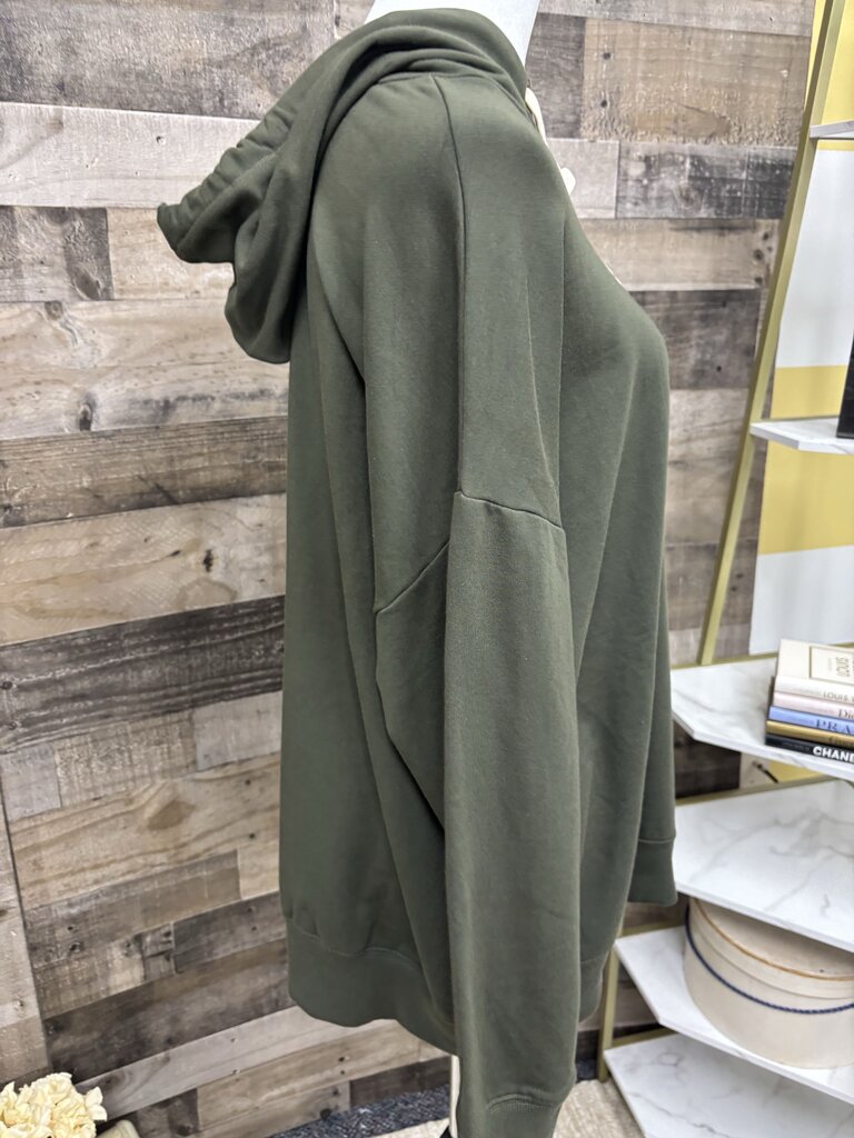 Buffalo David Bitton Olive Green Hoodie
