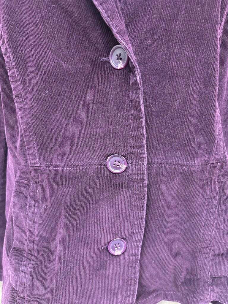 St. John's Bay Purple Corduroy Blazer