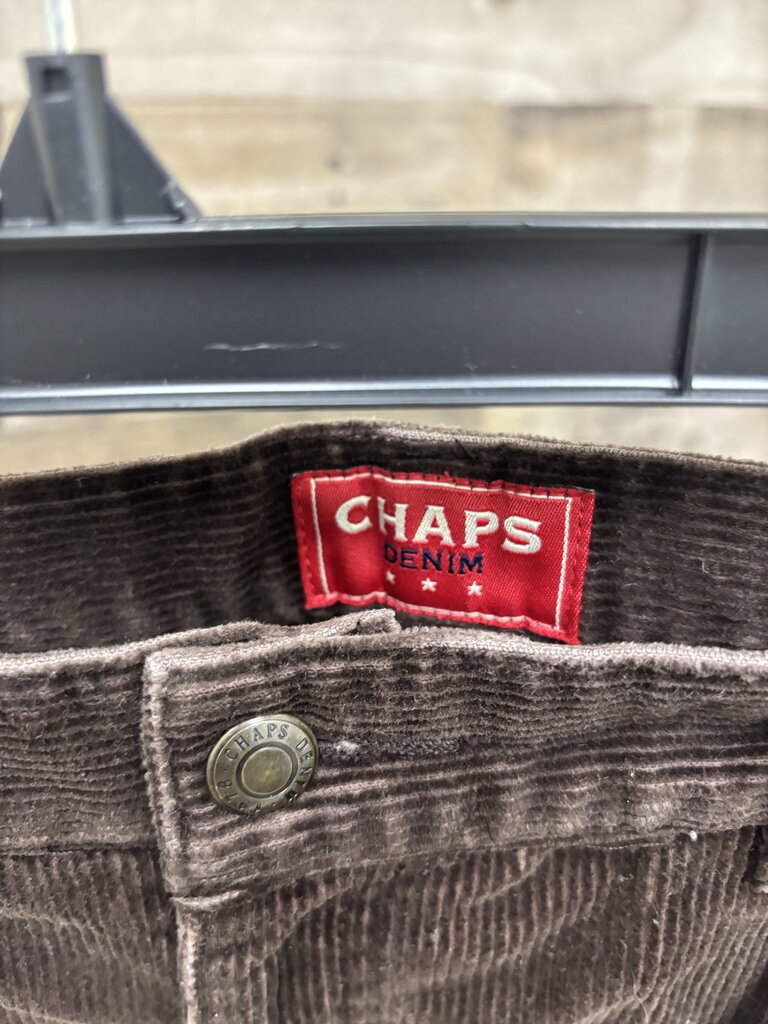 Chaps Denim Chocolate Brown Corduroy