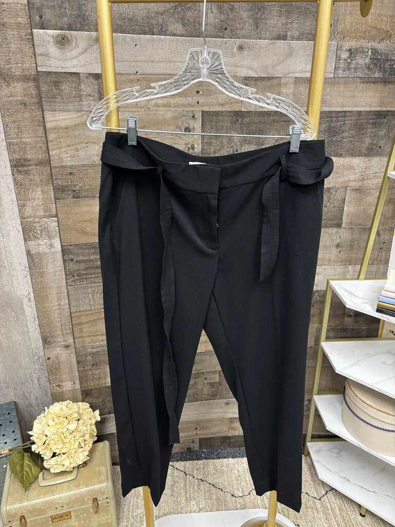 Loft Outlet Black Dress Pants w/Belt